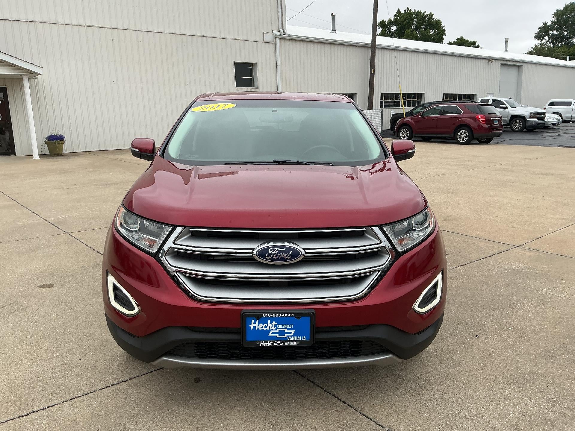 Used 2017 Ford Edge SEL with VIN 2FMPK4J84HBB42085 for sale in Vandalia, IL