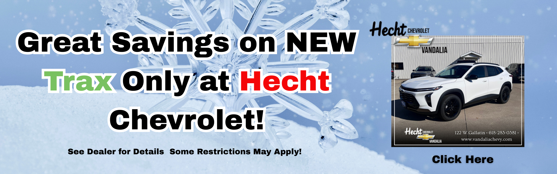 Nov. Trax banner 2025 new vehicles